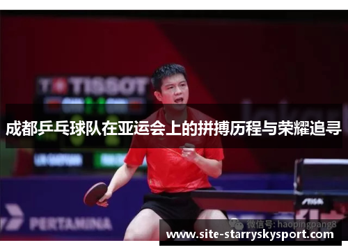 成都乒乓球队在亚运会上的拼搏历程与荣耀追寻