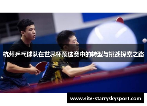 杭州乒乓球队在世界杯预选赛中的转型与挑战探索之路